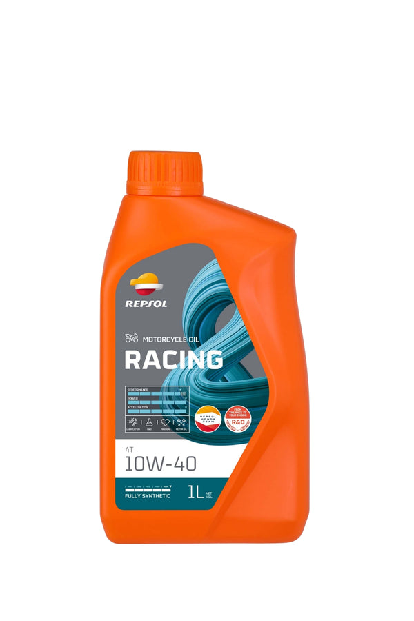 REPSOL RACING 4T 10W-40 SP FULL SYNTHETIC (HEAVY BIKE OIL) 1 Liter