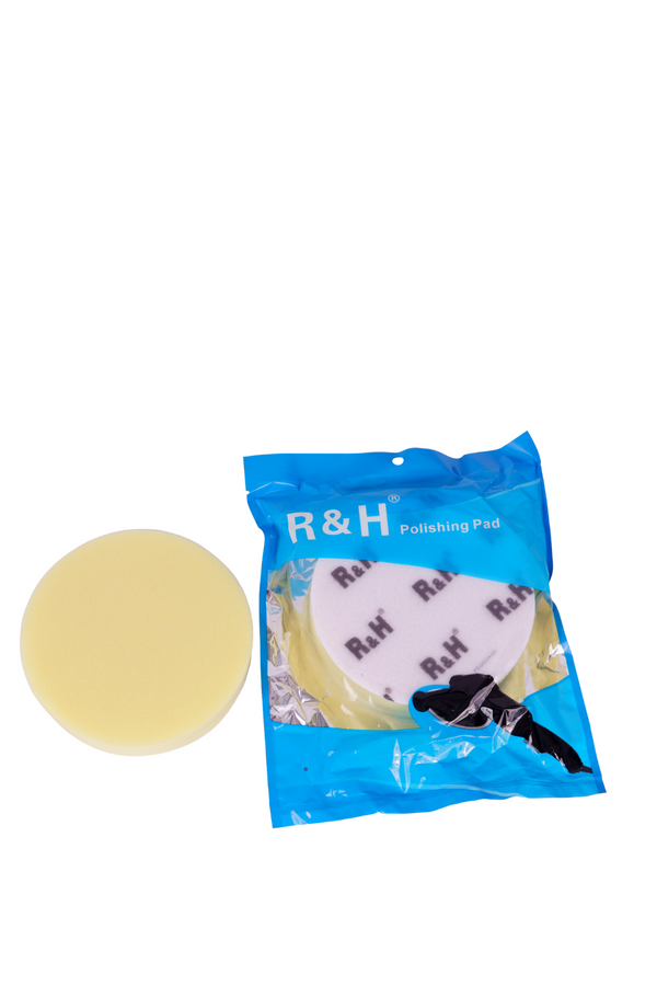 R&H Yellow Polishing Pad 6"Inches Without Backing plate