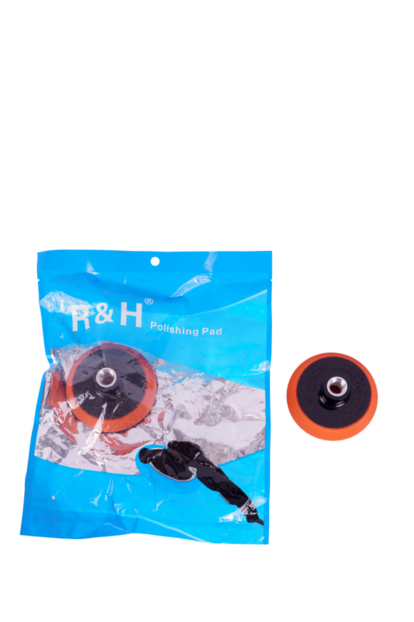 R&H 3 inch (75mm) Professional Polishing and Sanding Backing Plate
for Rotary Polisher with M14 Thread and Hook and Loop Fastener
