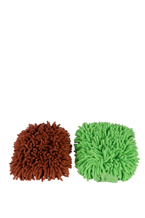 Car wash mitt, Wash Mitts for car Washing, Microfiber wash mit, Scratch & Lint Free Chenille Microfiber Wash Mitt 2 Pieces in 1 Pack