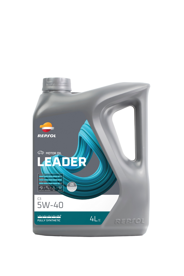 REPSOL C3 5W-40 Full Synthetic (Designed for DPF & Catalyst Cars) 4 Liter