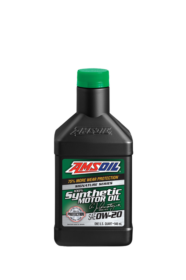 AMSOIL SAE 0W20 SYNTHETIC MOTOR OIL 946 mL