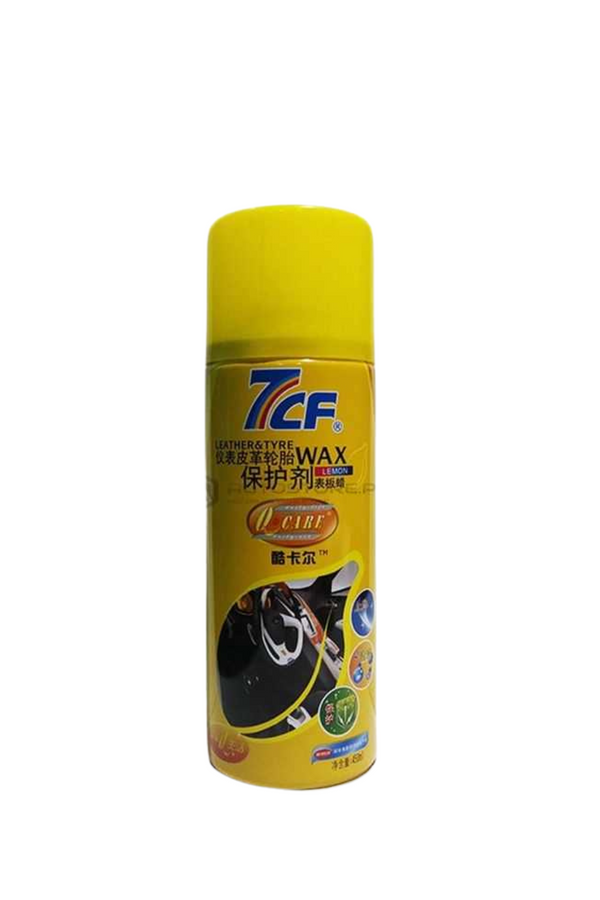 7CF DASHBOARD LEATHER & amp TYRE WAX 450ml (LEMON, STRAWBERRY,JASMIN & LAVENDER)