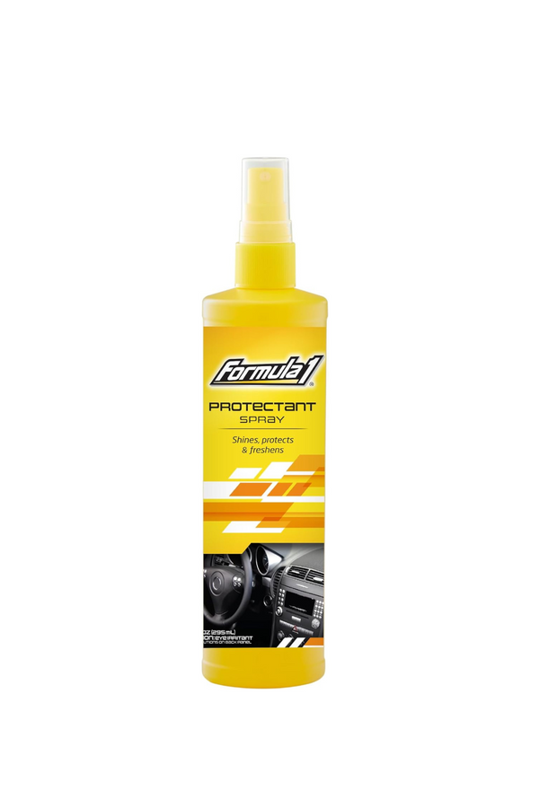 Formula 1 Interior Detailing Protectant Spray, Car Interior Cleaner with UV Protection, Non Greasy Formula, Safe for Vinyl, Rubber, Plastic, & Dashboard - 10oz - 295ml