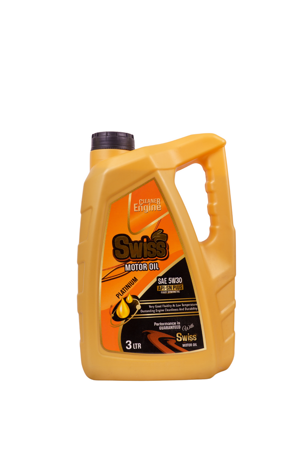 SWISS PLATINIUM 5W-30 Fully Synthetic 3 Liter