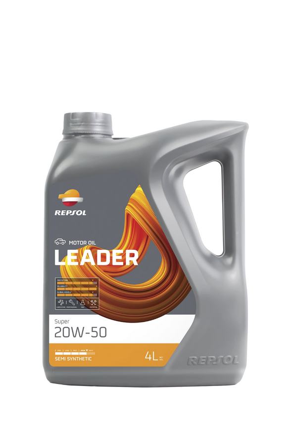 REPSOL LEADER SUPER 20W-50 SYNTHETIC TECHNOLOGY 4 Liter