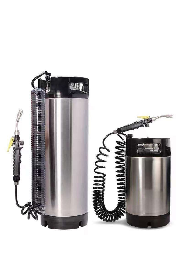 5 Gallon 19L Portable Stainless Steel Window Tint Keg Sprayer Car Wrap Tools Pressure Tank Car Wash Bucket For Car PPF Film K-302