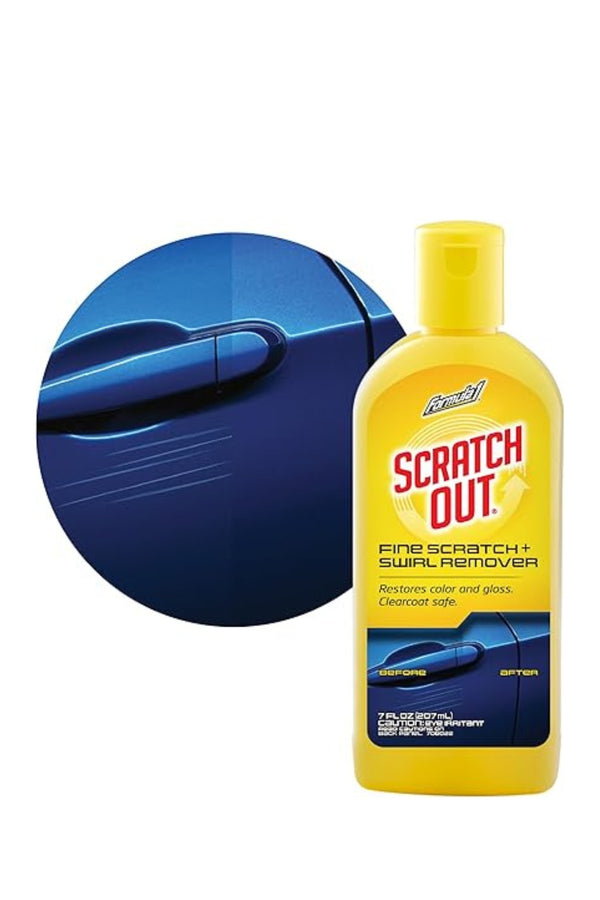 Formula 1 Scratch Out Liquid - Car Scratch Remover and Polishing Compound for Light Scratches, Hazy Paint and Swirl Marks (7 oz.) - 207ml