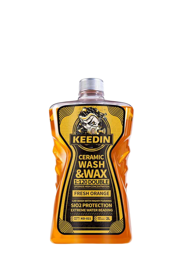 Keedin Ceramic Wash & Wax Shampoo 2000ml Orange Colour KD-021