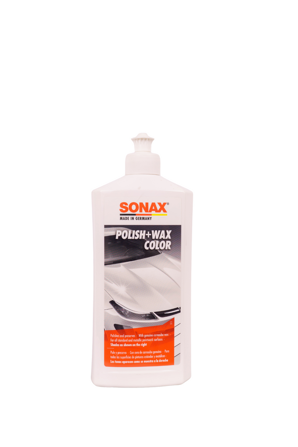 SONAX POLISH+WAX COLOR WHITE