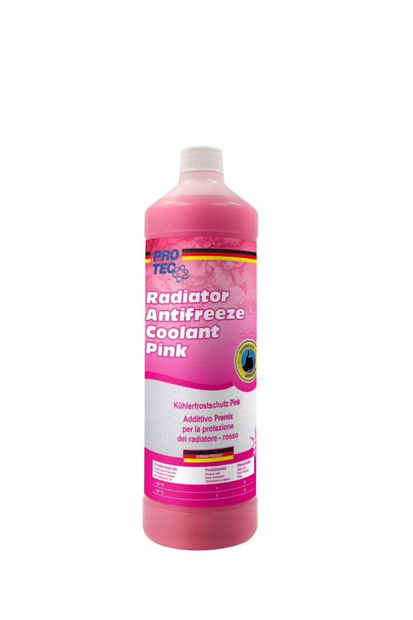 PROTEC Radiator Antifreeze Coolant Red   (-37℃) 1 Liter Concentrate